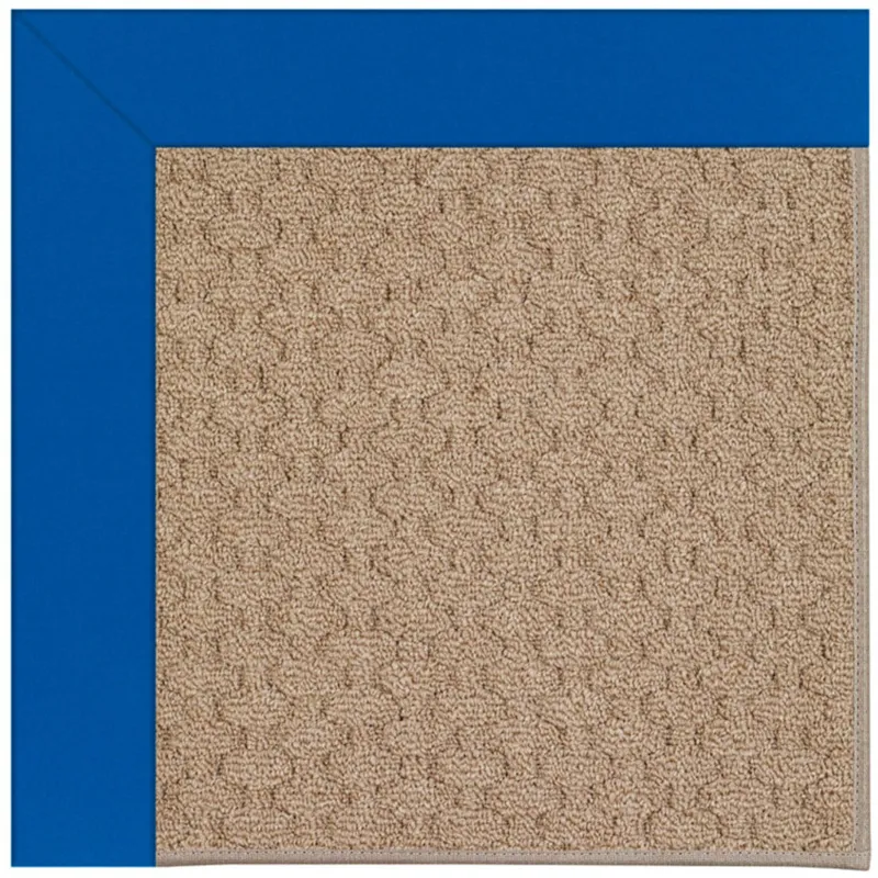 Creative Concepts-Grassy Mtn. Creative Concepts-Grassy Mtn. Canvas Pacific Blue Octagon Rug - 4\' x 