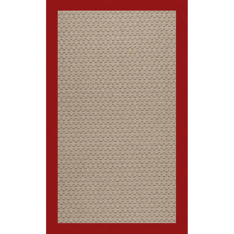 Creative Concepts-Grassy Mtn. Creative Concepts-Grassy Mtn. Canvas Jockey Red Rectangle Rug - 7\'9\"