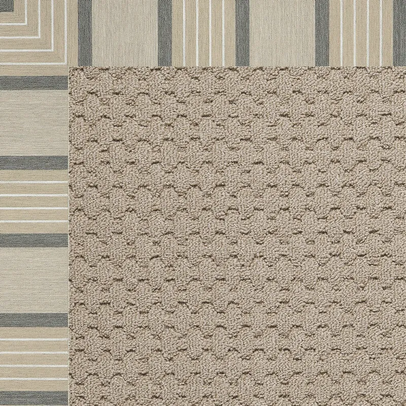 Creative Concepts-Grassy Mtn. Creative Concepts-Grassy Mtn. Cove Pebble Octagon Rug - 8\' x 8\'