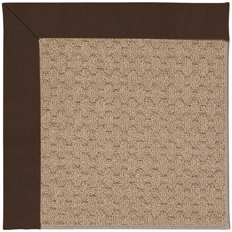 Creative Concepts-Grassy Mtn. Creative Concepts-Grassy Mtn. Canvas Bay Brown Octagon Rug - 8\' x 8\'