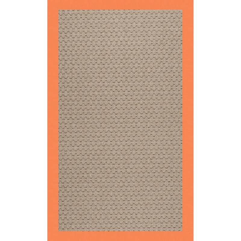 Creative Concepts-Grassy Mtn. Creative Concepts-Grassy Mtn. Canvas Tangerine Rectangle Rug - 7\' x 9