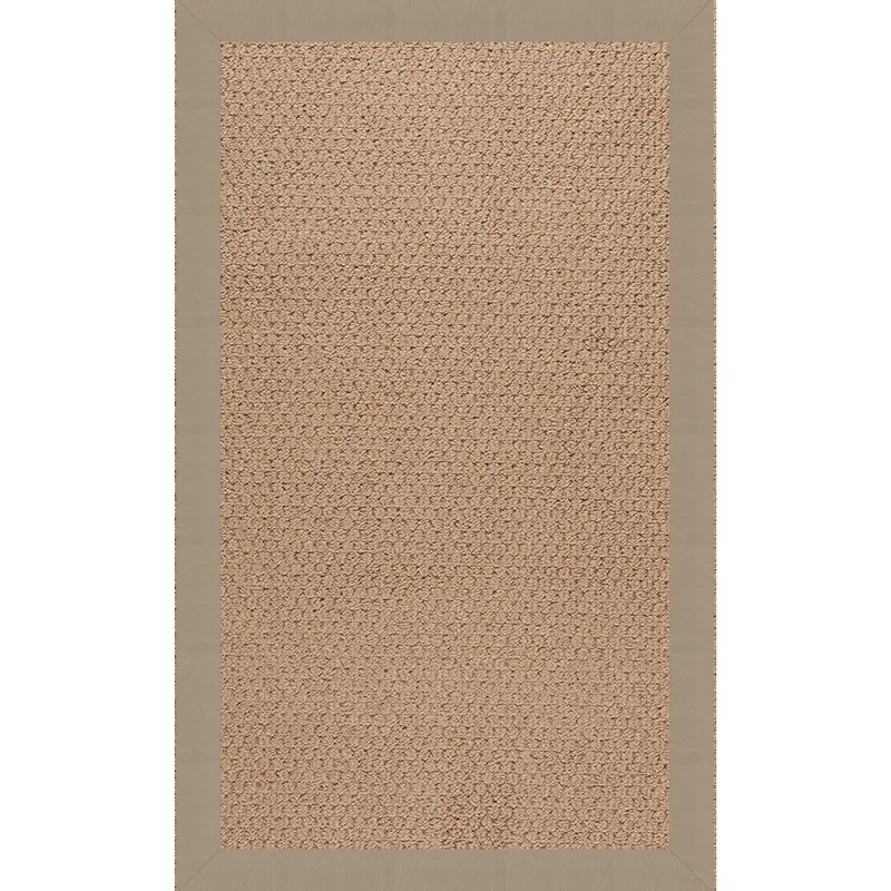 Creative Concepts-Raffia Canvas Linen Rectangle Rug - 7\'9\" x 7\'9\"