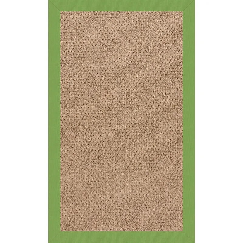 Creative Concepts-Raffia Canvas Parrot Rectangle Rug - 4\' x 6\'