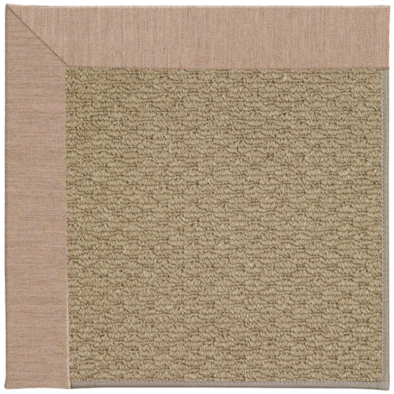 Creative Concepts-Raffia Cast Petal Octagon Rug - 4\' x 4\'