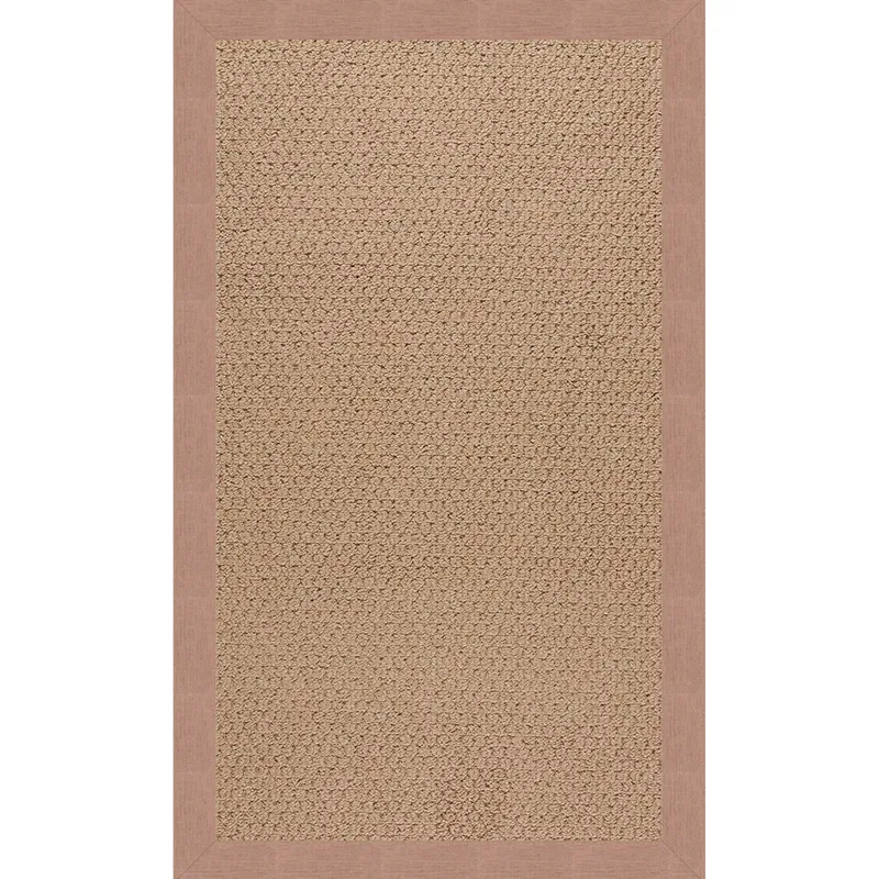 Creative Concepts-Raffia Cast Petal Rectangle Rug - 3\' x 5\'