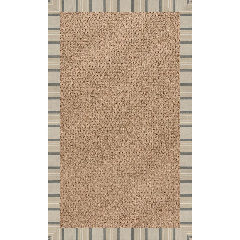 Creative Concepts-Raffia Cove Pebble Rectangle Rug - 4\' x 6\'