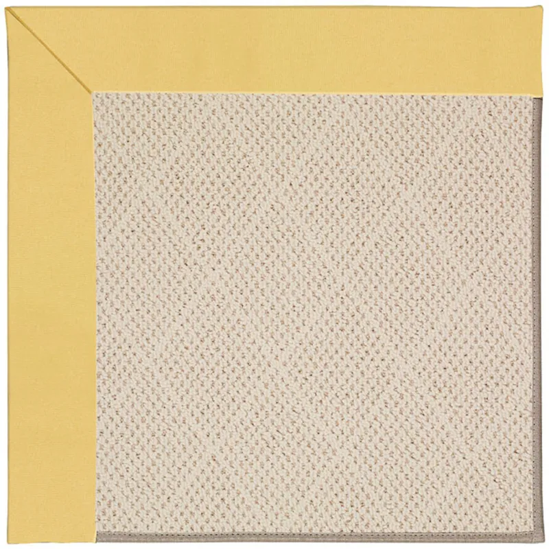 Creative Concepts-White Wicker Canvas Canary Runner Rug - 2\'6\" x 10\'6\"