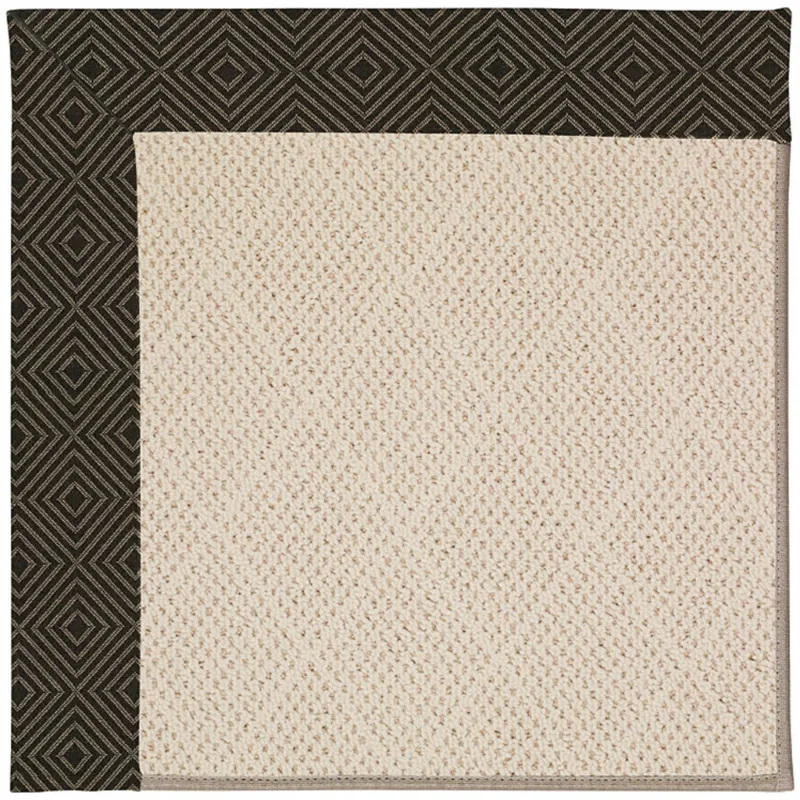 Creative Concepts-White Wicker Fortune Lava Rectangle Rug - 7\'9\" x 10\'9\"