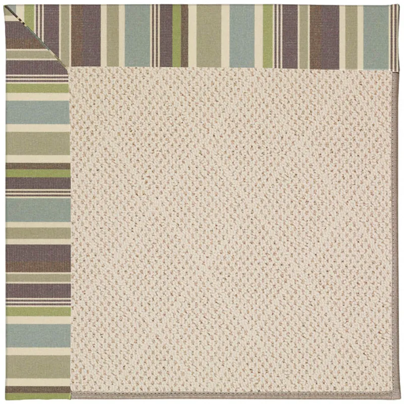 Creative Concepts-White Wicker Brannon Whisper Octagon Rug - 10\' x 10\'