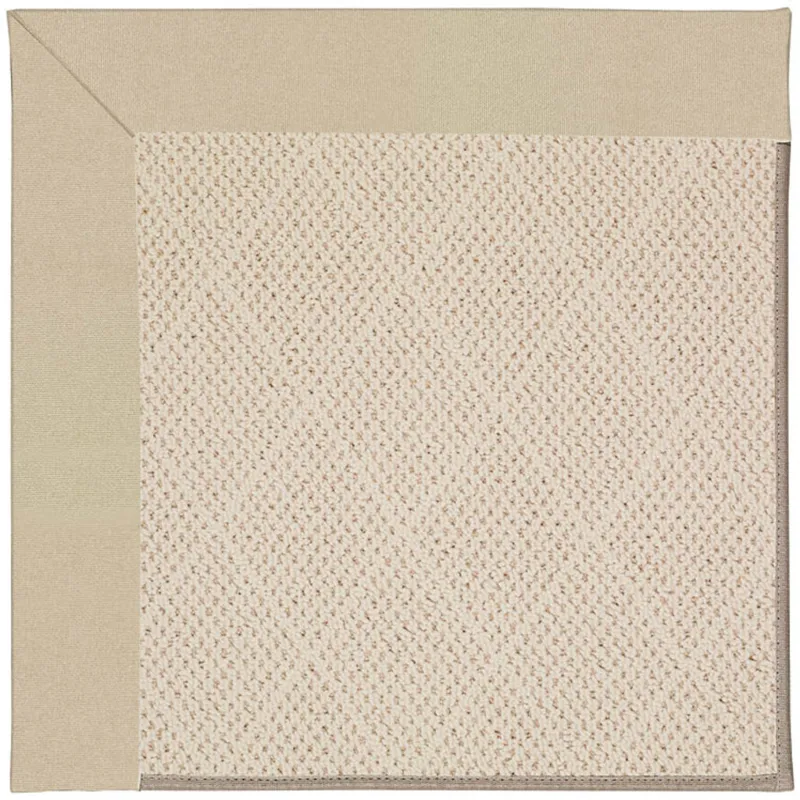 Creative Concepts-White Wicker Canvas Antique Beige Runner Rug - 2\'6\" x 10\'6\"