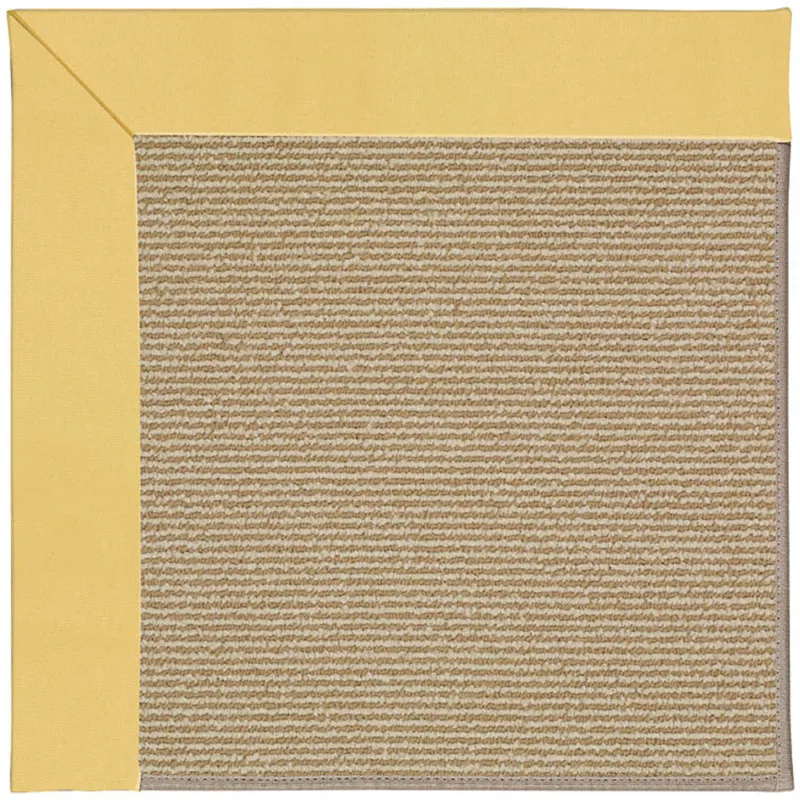 Creative Concepts-Sisal Canvas Canary Octagon Rug - 8\' x 8\'