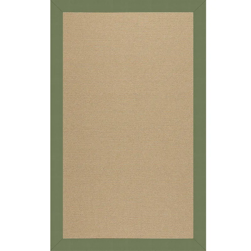 Creative Concepts-Sisal Canvas Citron Rectangle Rug - 10\' x 10\'