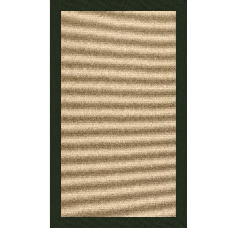 Creative Concepts-Sisal Canvas Fern Rectangle Rug - 10\' x 10\'
