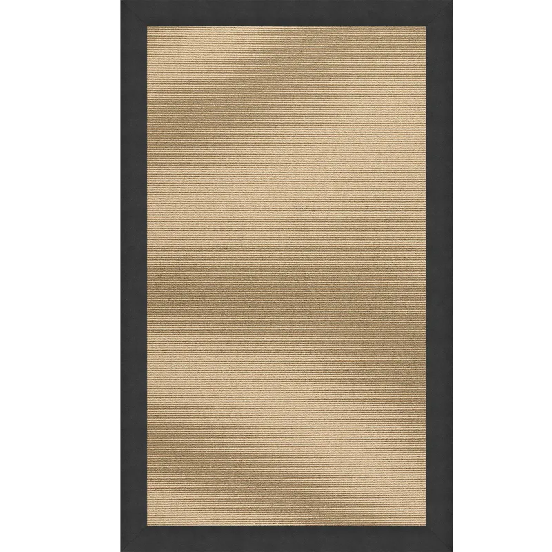Creative Concepts-Sisal Classic Black Rectangle Rug - 10\' x 14\'
