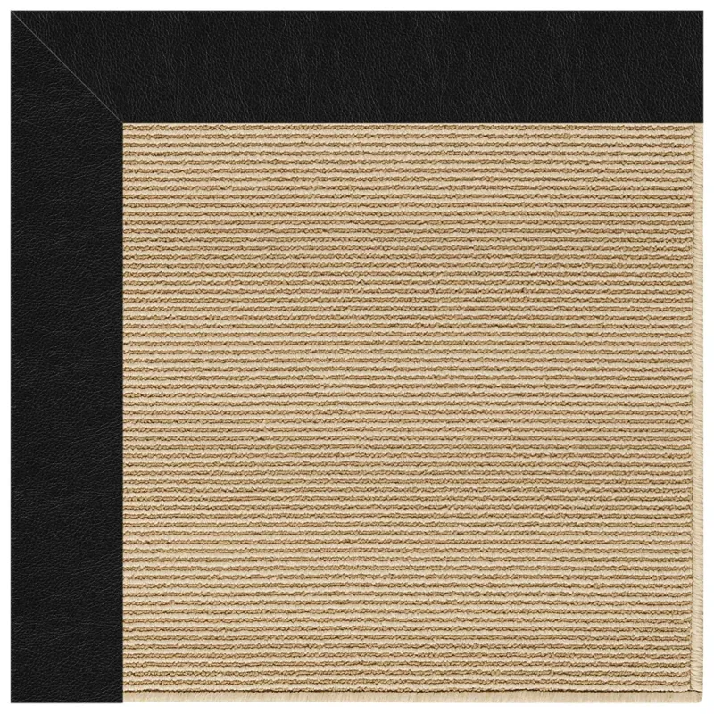 Creative Concepts-Sisal Classic Black Rectangle Rug - 10\' x 14\'