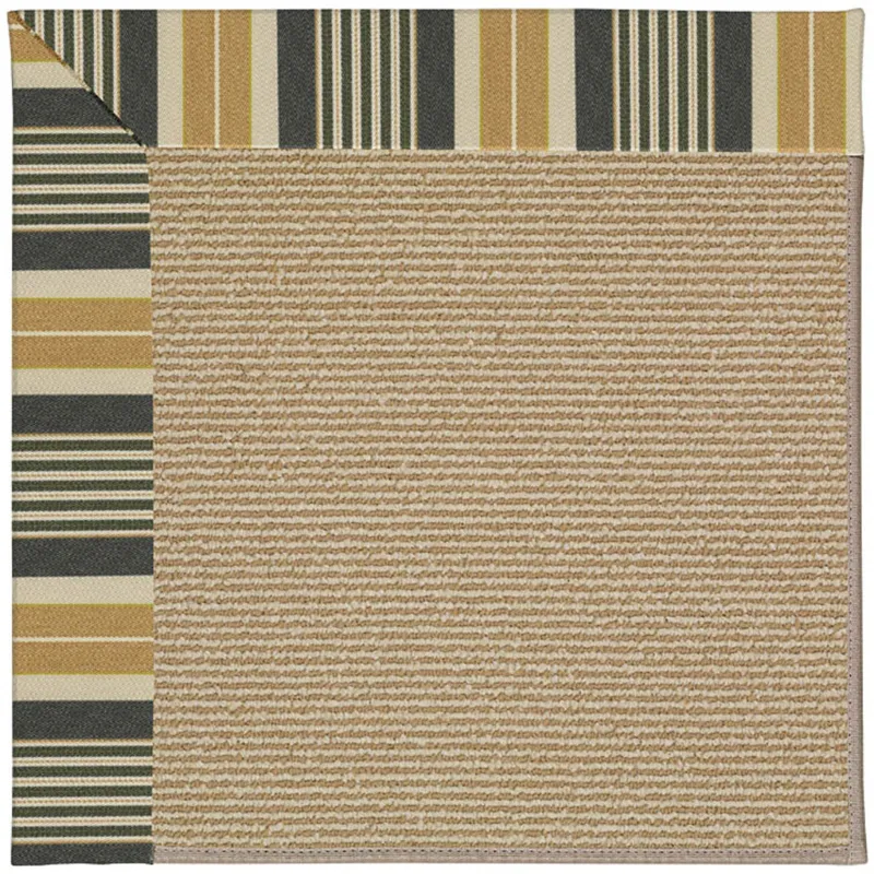 Creative Concepts-Sisal Long Hill Ebony Rectangle Rug - 7\' x 9\'