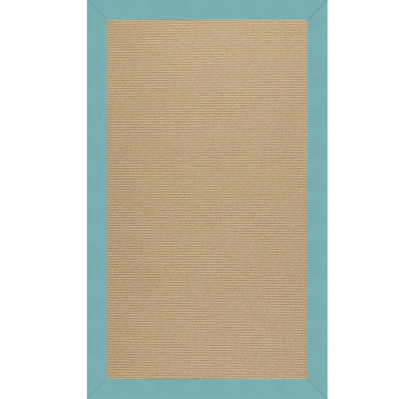 Creative Concepts-Sisal Canvas Aquatic Rectangle Rug - 9\' x 12\'