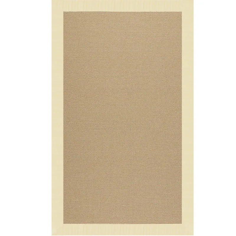 Creative Concepts-Sisal Canvas Sand Rectangle Rug - 7\'9\" x 7\'9\"