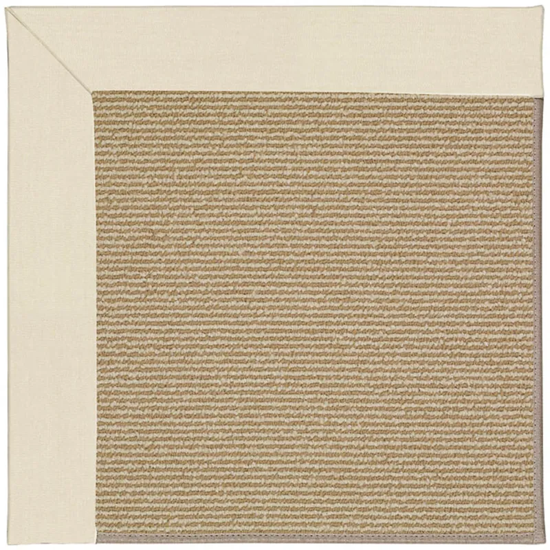 Creative Concepts-Sisal Canvas Sand Rectangle Rug - 7\'9\" x 7\'9\"