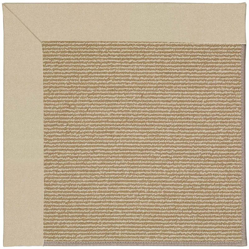 Creative Concepts-Sisal Canvas Antique Beige Octagon Rug - 8\' x 8\'