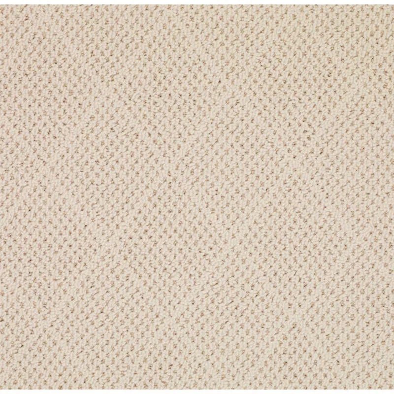 White Wicker-BD White Wicker-Bound Octagon Rug - 4\' x 4\'