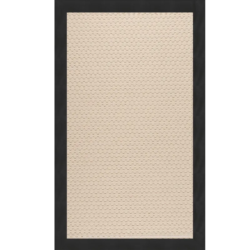 Creative Concepts-Sugar Mtn. Creative Concepts-Sugar Mtn. Canvas Black Rectangle Rug - 10\' x 14\'