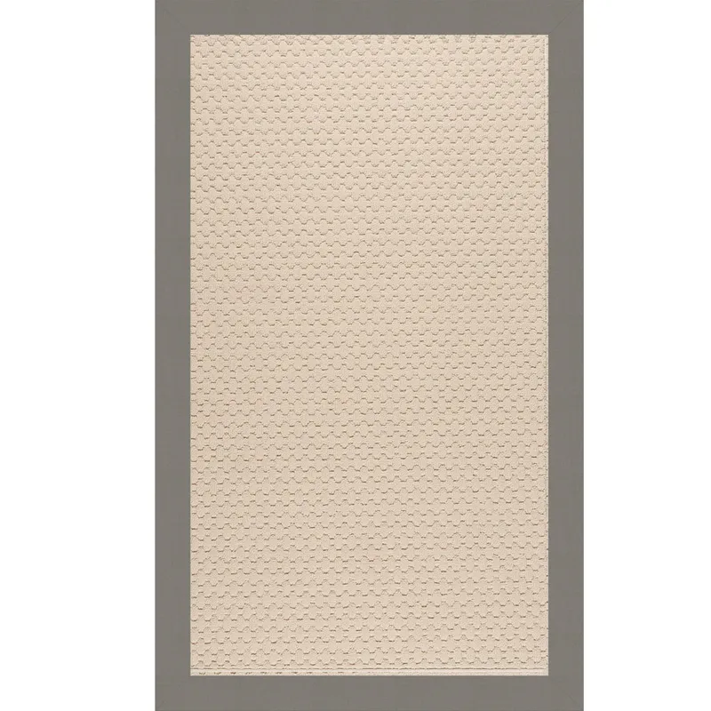 Creative Concepts-Sugar Mtn. Creative Concepts-Sugar Mtn. Canvas Charcoal Rectangle Rug - 7\'9\" x 1