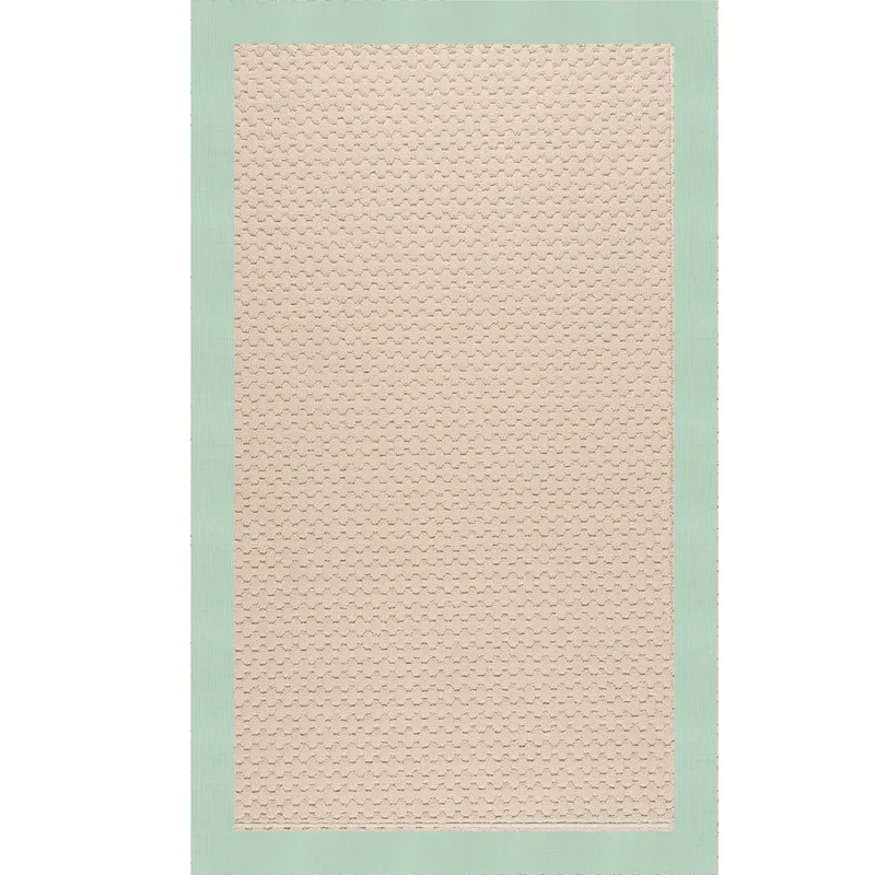 Creative Concepts-Sugar Mtn. Creative Concepts-Sugar Mtn. Canvas Spa Blue Rectangle Rug - 4\' x 4\'