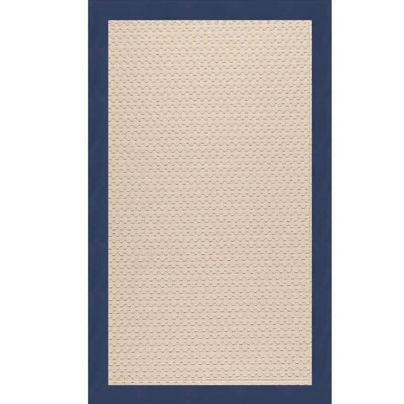 Creative Concepts-Sugar Mtn. Creative Concepts-Sugar Mtn. Canvas Navy Rectangle Rug - 4\' x 6\'