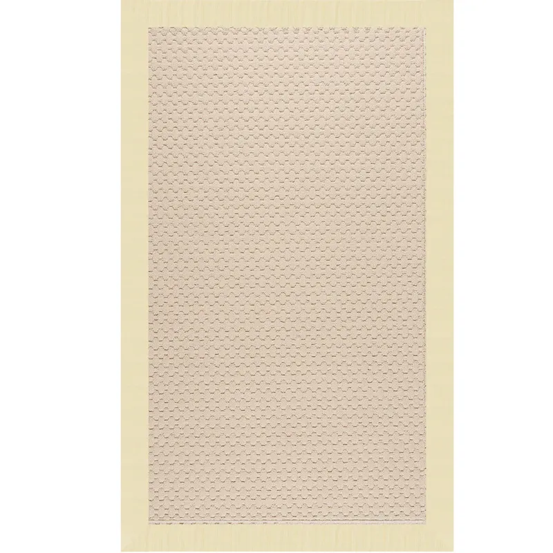 Creative Concepts-Sugar Mtn. Creative Concepts-Sugar Mtn. Canvas Sand Rectangle Rug - 6\' x 6\'