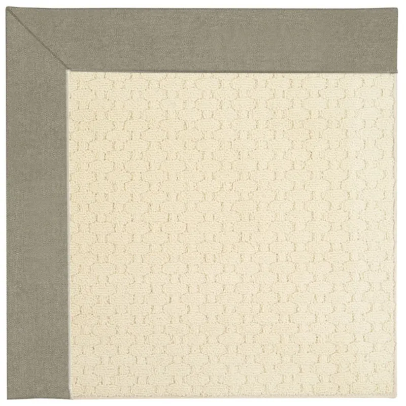 Creative Concepts-Sugar Mtn. Creative Concepts-Sugar Mtn. Canvas Taupe Octagon Rug - 7\'9\" x 7\'9\"