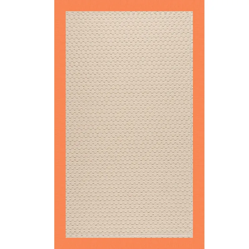 Creative Concepts-Sugar Mtn. Creative Concepts-Sugar Mtn. Canvas Tangerine Rectangle Rug - 4\' x 6\'