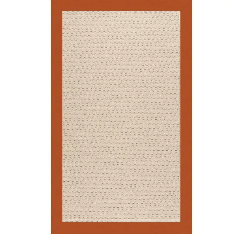 Creative Concepts-Sugar Mtn. Creative Concepts-Sugar Mtn. Canvas Rust Rectangle Rug - 4\' x 4\'