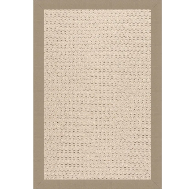 Creative Concepts-Beach Sisal Canvas Linen Rectangle Rug - 12\' x 12\'