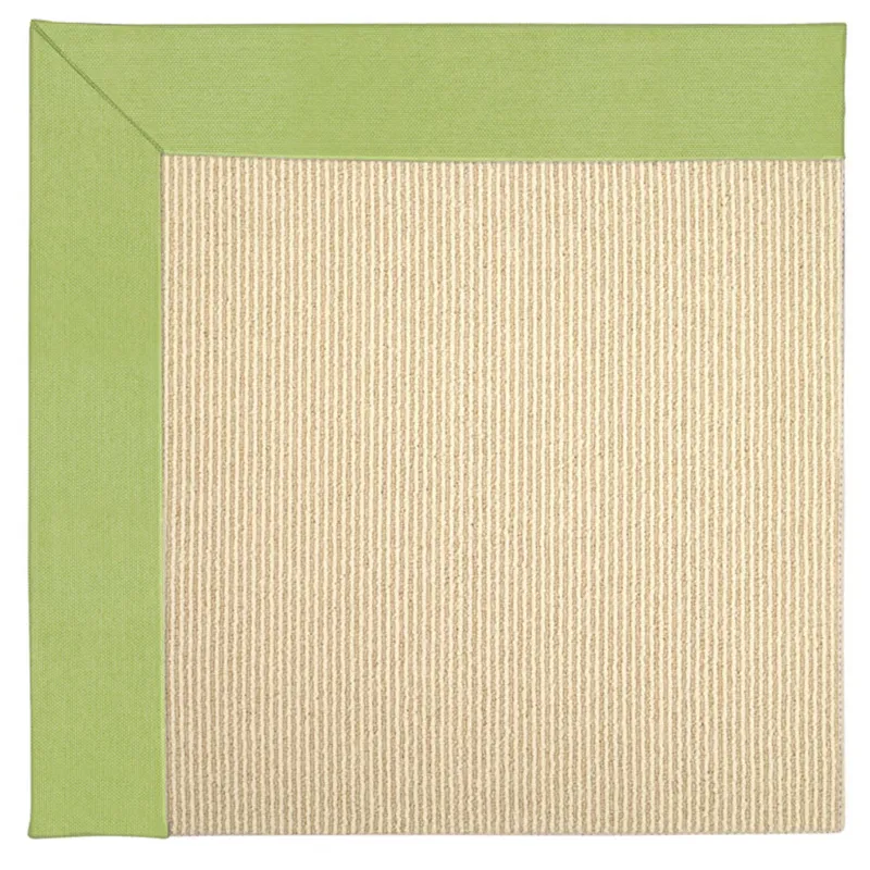 Creative Concepts-Beach Sisal Canvas Parrot Octagon Rug - 8\' x 8\'