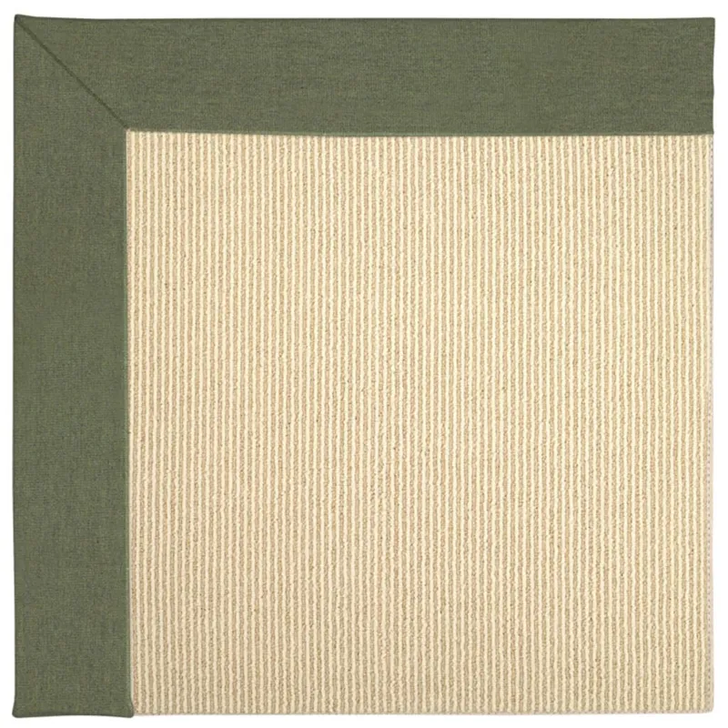 Creative Concepts-Beach Sisal Canvas Fern Rectangle Rug - 12\' x 12\'