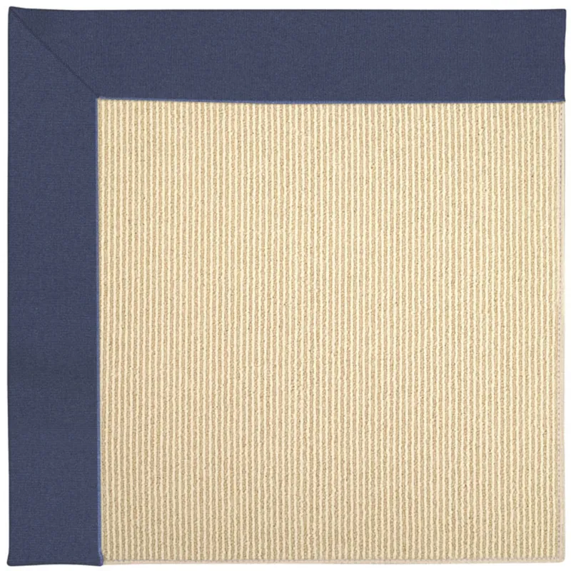 Creative Concepts-Beach Sisal Canvas Neptune Octagon Rug - 6\' x 6\'