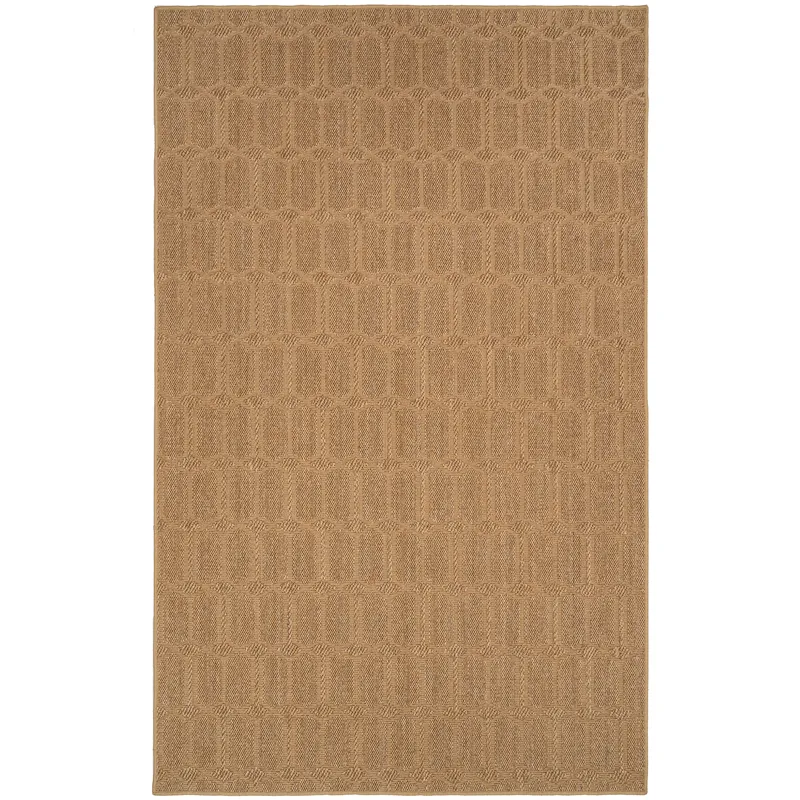 Petra Wheat Rectangle Rug - 6\' x 6\'