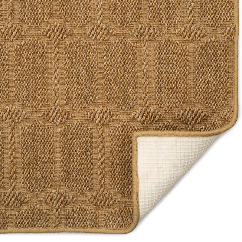 Petra Wheat Rectangle Rug - 6\' x 6\'