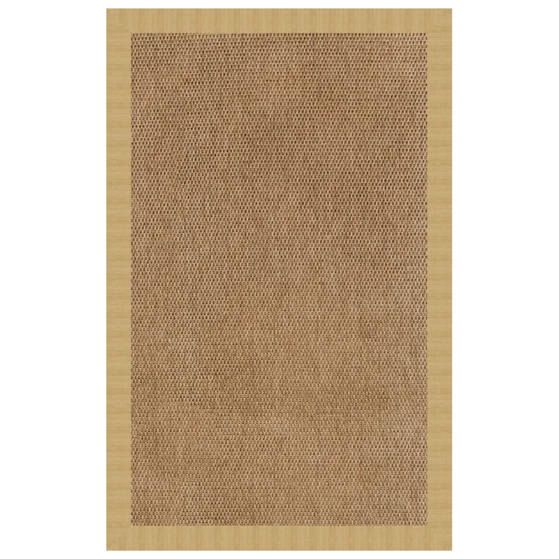 Islamorada-Basketweave Dupione Bamboo Rectangle Rug - 2\' x 3\'