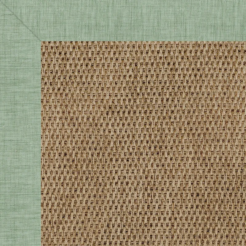 Islamorada-Basketweave Rave Spearmint Rectangle Rug - 12\' x 12\'