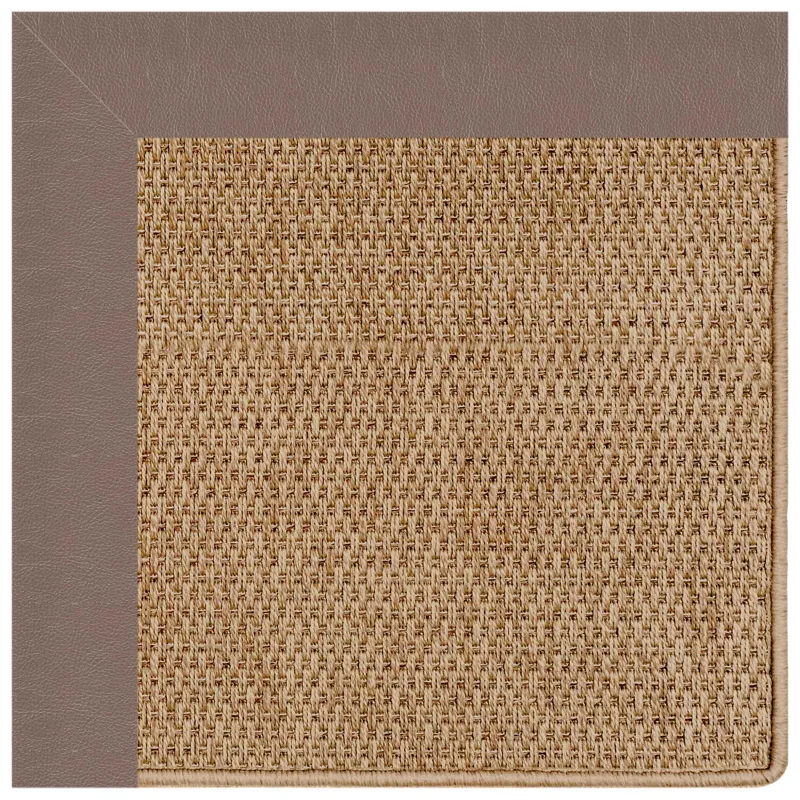 Islamorada-Basketweave Classic Stone Octagon Rug - 6\' x 6\'