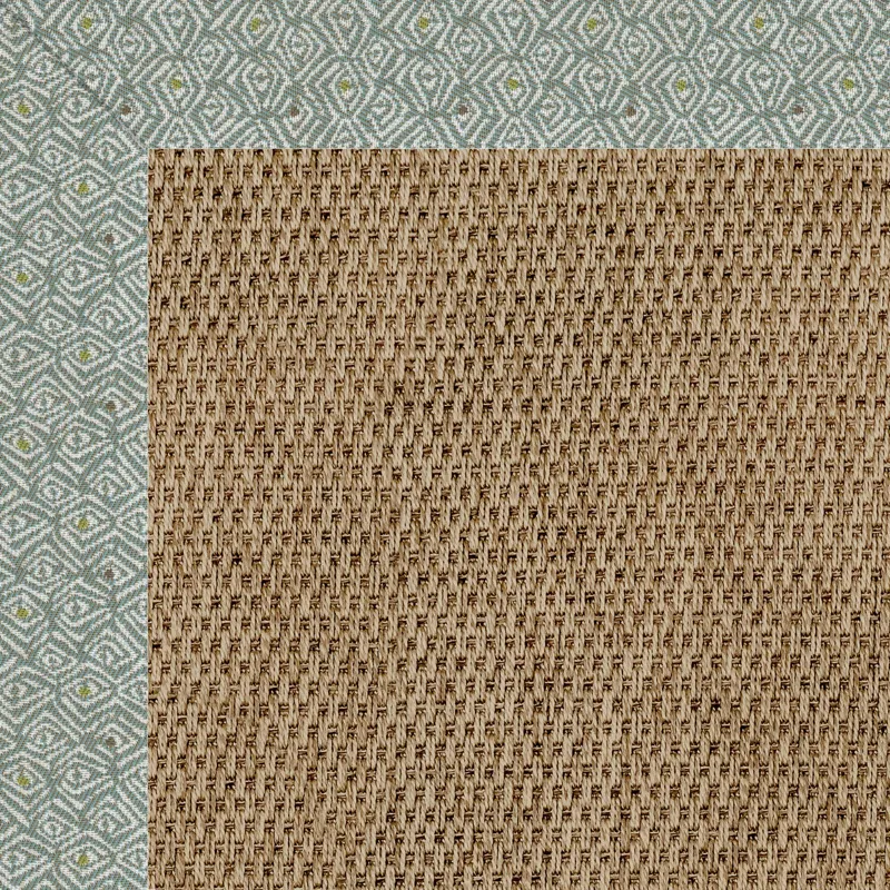 Islamorada-Basketweave Profile Lake Octagon Rug - 7\'9\" x 7\'9\"