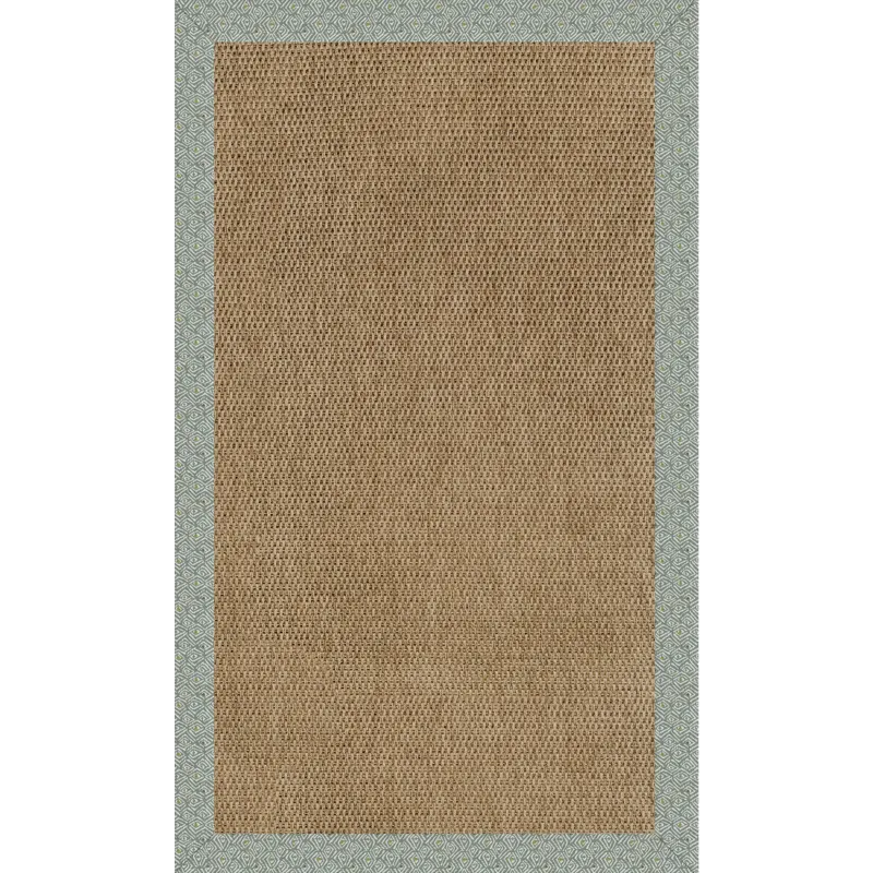 Islamorada-Basketweave Profile Lake Rectangle Rug - 8\' x 8\'
