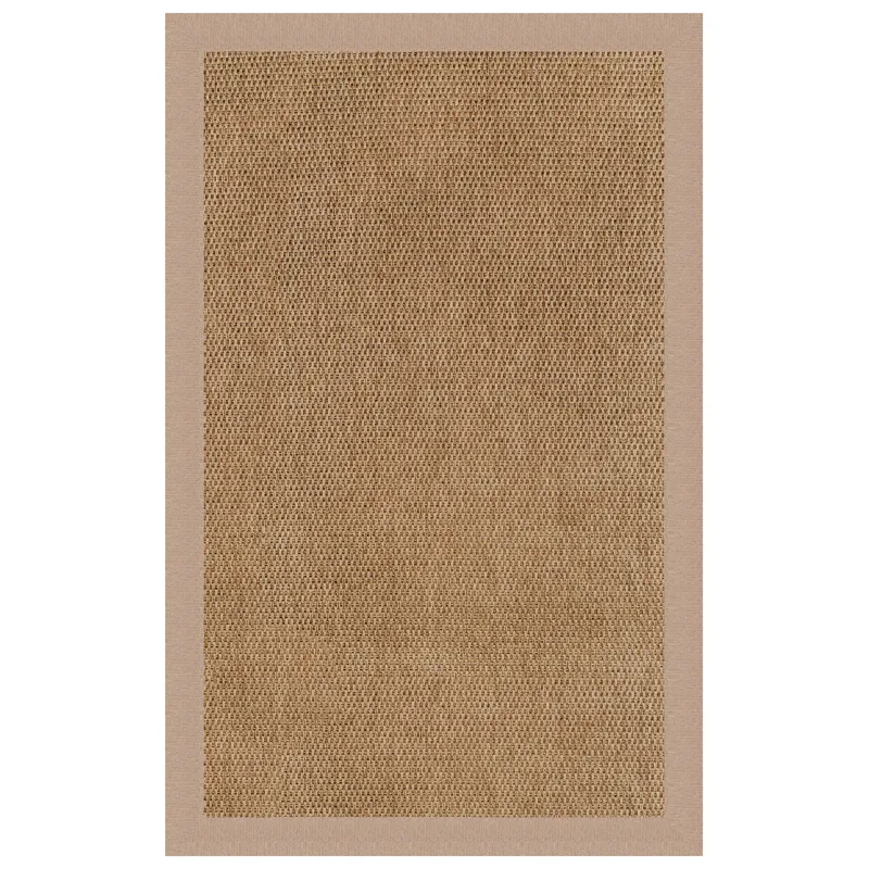 Islamorada-Basketweave Cast Petal Rectangle Rug - 4\' x 6\'