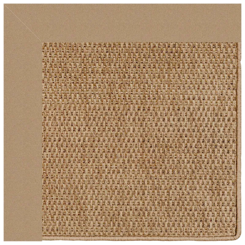 Islamorada-Basketweave Canvas Camel Runner Rug - 2\'6\" x 8\'6\"