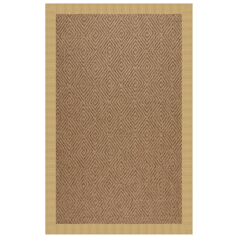 Islamorada-Diamond Dupione Bamboo Rectangle Rug - 2\' x 3\'