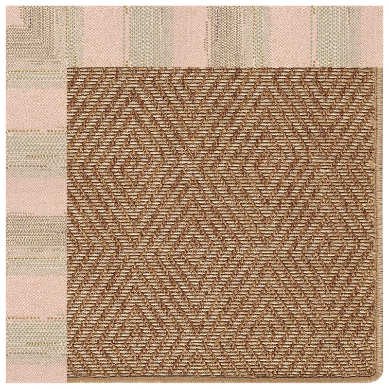 Islamorada-Diamond Sicily Olive Octagon Rug - 4\' x 4\'