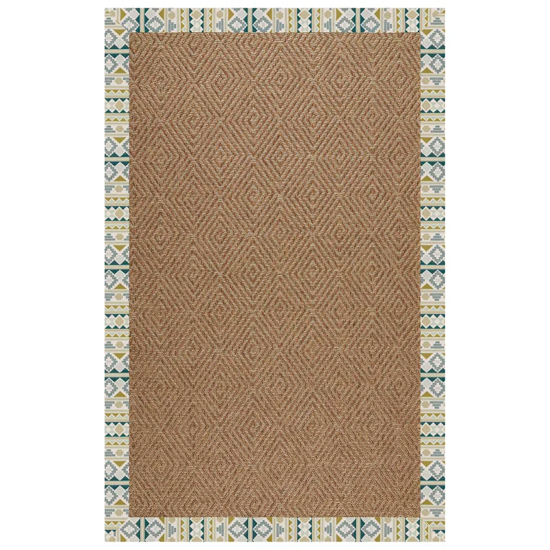 Islamorada-Diamond Inca Lime Rectangle Rug - 2\' x 3\'