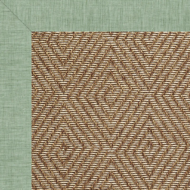 Islamorada-Diamond Rave Spearmint Octagon Rug - 7\'9\" x 7\'9\"